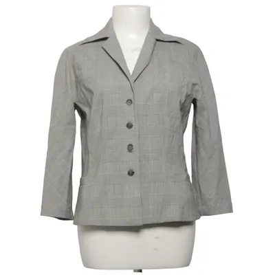 Blazer (Gray) from Oui Set Acetate, Elastane, Polyester, Wool