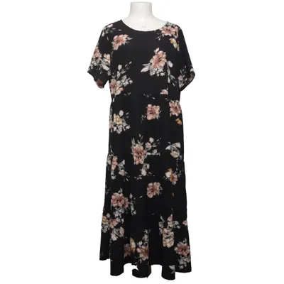 Dress (Black, Multicolored) from ONLY Carmakoma Elastane, Polyester