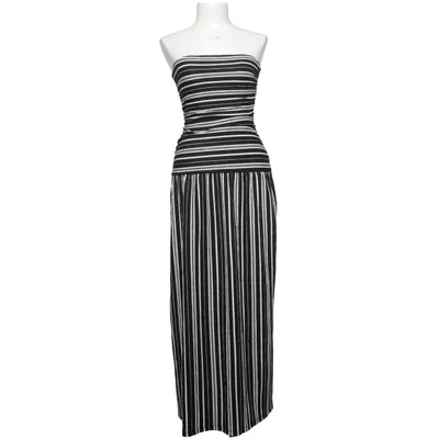 Robe longue (Noir, Blanc) de H&M Edition Élasthane, Polyester