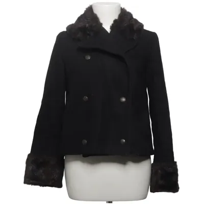 Jacket (Black) from Ida Sjöstedt Modal, Polyamide, Polyester, Wool