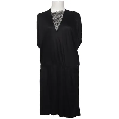 Jurk (Zwart) van Custommade Polyester, Viscose