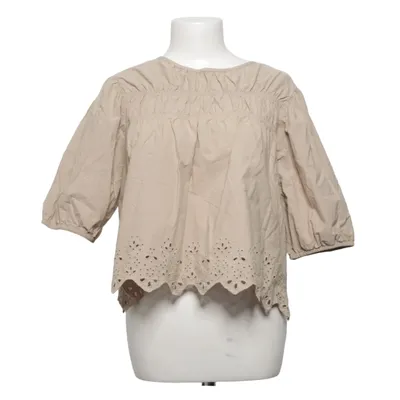Top (Beige) van Pieces Katoen