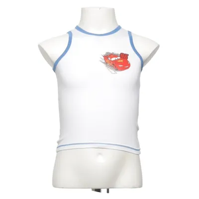 Tank Top (White, Blue) from Disney Cotton, Elastane