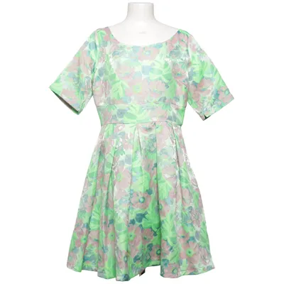 Kleid (Grün, Pink, Mehrfarbig) von Maria Westerlind Acryl, Baumwolle, Polyester