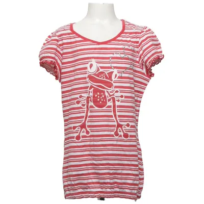 T-shirt (Rood, Wit) van Crash One Katoen