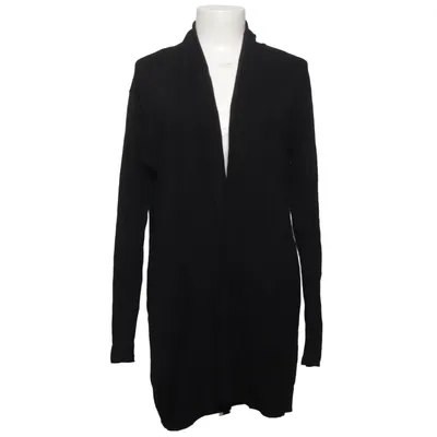 Cardigan (Black) from Mango Basics Polyamide, Viscose