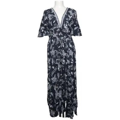 Maxi jurk (Blauw, Wit) van Magic Woman Viscose