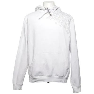 Capuchon sweater (Wit, Blauw) van Playstation Katoen, Polyester