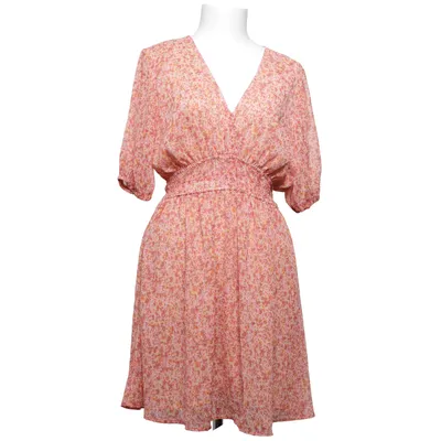 Klänning (Rosa, Flerfärgad) från Mango Polyester