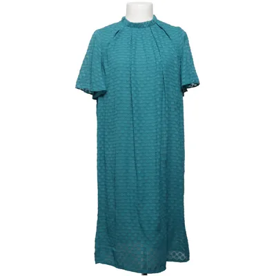 Kjole (Turkis) fra Margit Brandt Polyester, Viscose