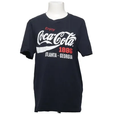 T-shirt (Bleu) de Coca Cola Polyester, Coton recyclé