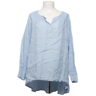 Blouse (Blauw) van Reunion Linnen