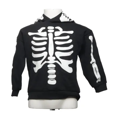 Kapuzenpullover (Schwarz, Weiß) von Åhléns Kids Baumwolle, Polyester
