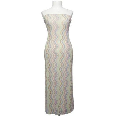 Maxi dress (Green, Multicolored) from Zara Elastane, Polyester