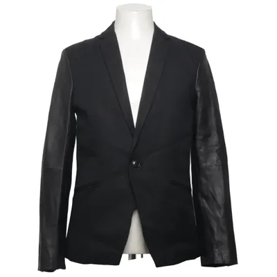 Blazer (Noir) de Tiger of Sweden Jeans Coton, Cuir, Lin, Polyester, Viscose
