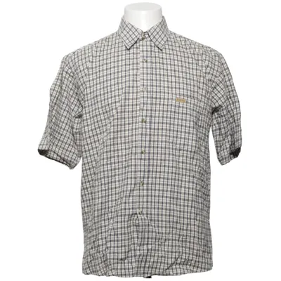 Kortärmad skjorta (Vit, Grå) från Vesta Bomull