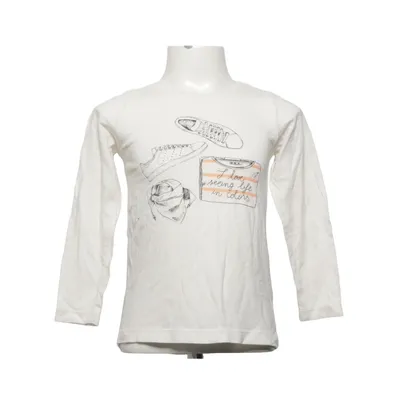 T-shirt à manches longues (Blanc) de Noa Noa Miniature Coton, Viscose