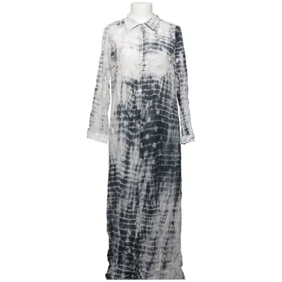 Robe chemise (Noir, Blanc) de Lola Casademunt Coton