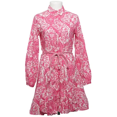 Skjortekjole (Pink, Hvid) fra Pigalle Bomuld
