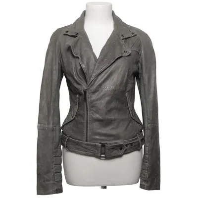 Veste de motard (Gris) de G-Star Raw Coton, Cuir, Polyester