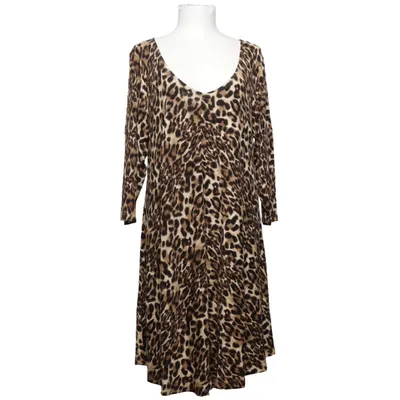 Robe (Marron, Multicolore) de Bypias Élasthane, Viscose