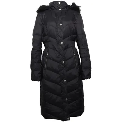 Doudoune longue (Noir) de Karl Lagerfeld Polyamide, Polyester, Viscose, Duvet, Plume