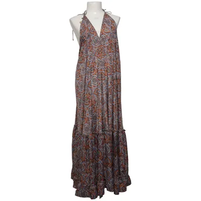 Halternek jurk (Blauw, Bruin, Meerkleurig) van Boho Zijde, Viscose