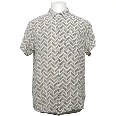Chemise à manches courtes (Beige, Gris) de Rolla's Viscose