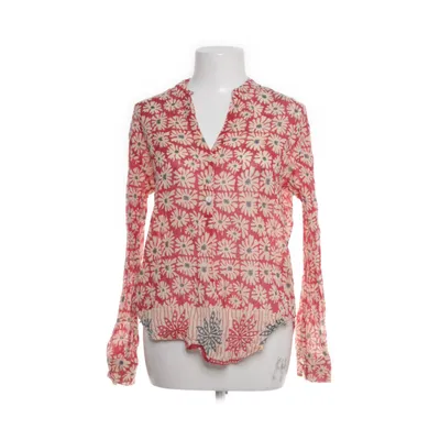 Blouse (Rood, Meerkleurig) van Maison Hotel Katoen
