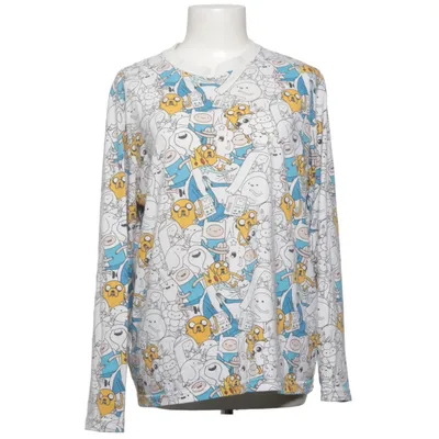 Långärmad t-shirt (Vit, Blå, Gul) från Cartoon Network Bomull, Polyester