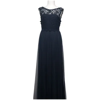 Evening gown (Blue) from VILA Clothes Cotton, Polyester