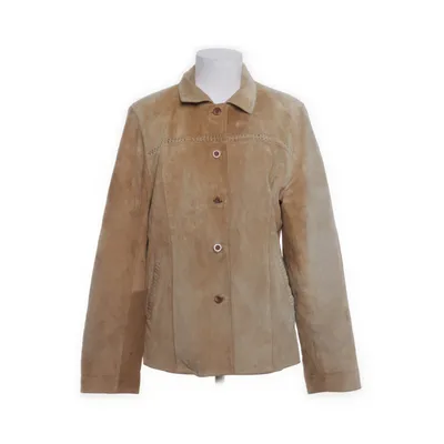 Leather jacket (Beige) from Jofama