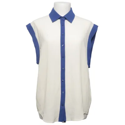 Short sleeve shirt (White, Blue) from Sisley