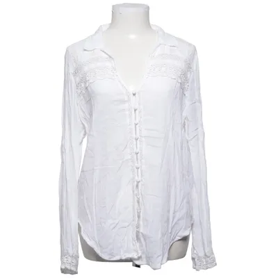 Shirt (Wit) van Abercrombie & Fitch Katoen, Viscose