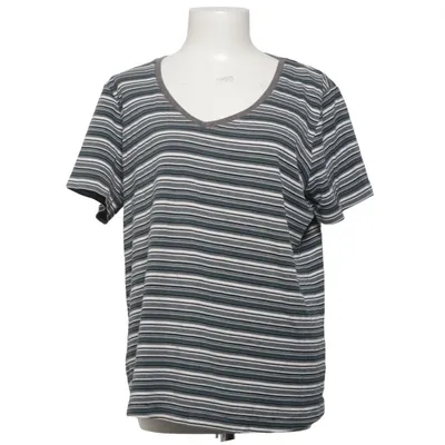 T-shirt (Gray, White, Blue) from Generous by Lindex Cotton