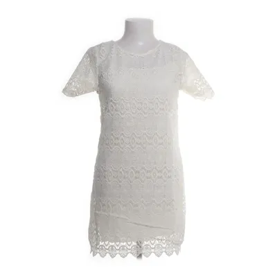 Dress (White) from 1892 by Abercrombie & Fitch Polyester, Viscose