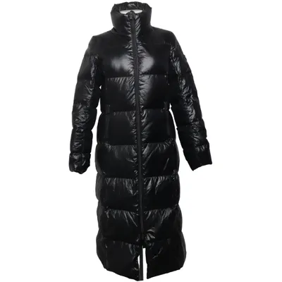 Winter coat (Black) from Snoot Down, Feather, Polyamide