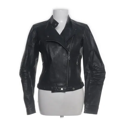 Bikerjacka (Svart) från JSFN Polyester