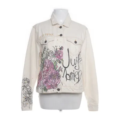 Denimjakke (Beige, Flerfarvet) fra Noisy May Bomuld
