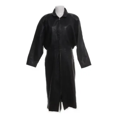 Leather coat (Black) from Vivien Caron Polyester, Leather