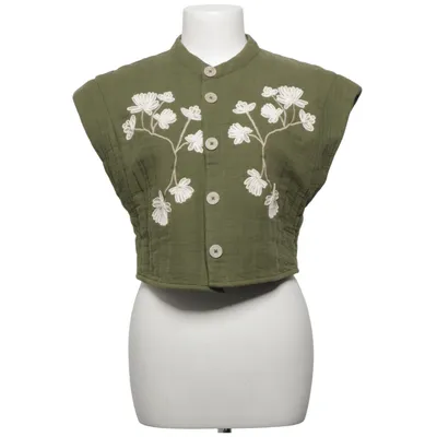 Gilet d'extérieur (Vert) de Zara Polyester