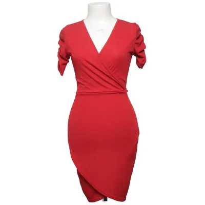 Jurk (Rood) van Boohoo Tall Elastaan, Polyester