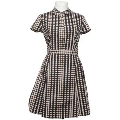 Kleid (Schwarz, Beige) von Tory Burch Baumwolle, Elasthan, Polyester