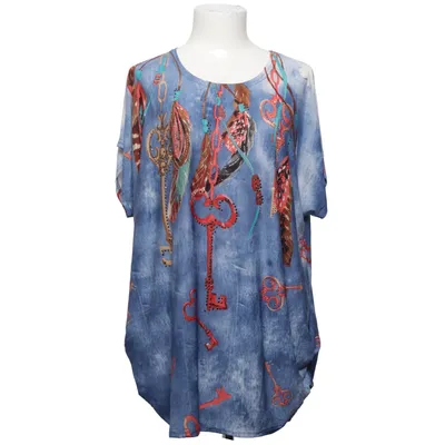 Top (Blue, Multicolored) from Hostar
