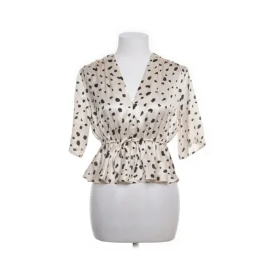 Peplum top (Beige, Black) from Rut & Circle Polyester