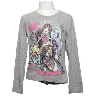 Long sleeve T-shirt (Gray) from Monster High Cotton, Viscose