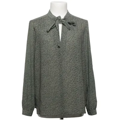Pussy bow blouse (Green, Black, Multicolored) from Filippa K