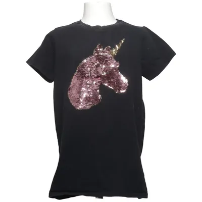 T-shirt (Noir) de Red & Blue Coton, Élasthane