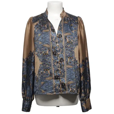 Blouse (Beige, Blauw, Meerkleurig) van Neo Noir Polyester