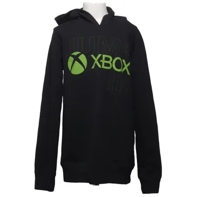 Hoodie (Black, Green) from Xbox Cotton, Polyester
